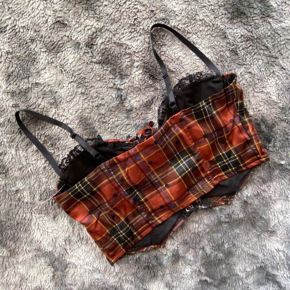 Mixed Threads LA Plaid Corset Top - Picture 6 of 7